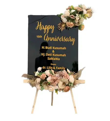 Papan Bunga Akrilik Tasik Putri Puyu