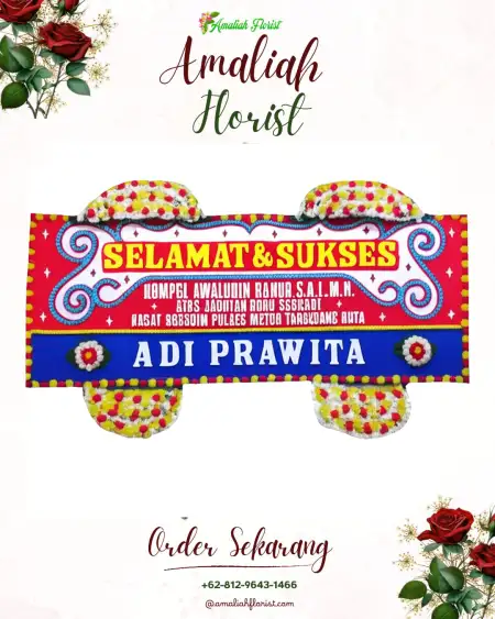 Papan Bunga Ucapan Selamat Tasik Putri Puyu